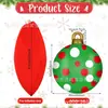 Bola Inflável de Natal de PVC Transfronteiriça, Bola Lanterna para Decoração de Jardim, Suprimentos de Natal, Bola de Atmosfera Natalina, Bola com Luz LED