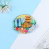 Pegatinas de Madera para Refrigerador de Ciudades de la Provincia de Yunnan Atracciones Turísticas Souvenirs Creativas Pegatinas Decorativas Magnéticas para Refrigerador Disponibles para Venta al por Mayor