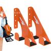 Estante de herramientas eléctricas domésticas transfronterizo nuevo almacén estante de almacenamiento para cortacésped soporte de pared metálico para motosierra