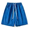 Shorts de Color Sólido tipo Hielo con Protección Solar para Hombre en Verano, Deportes al Aire Libre Ligeros, Moda Europea y Americana, Ampliación y Engorde Transfronterizo, Venta al por Mayor Sueltos