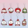 Oso Navideño Autocrítico Lindo Dibujo Animado con Temática Navideña Decoración de Mochila de Acrílico Exquisito Regalo Pequeño