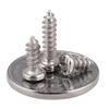Tornillo pequeño electrónico de precisión de cabeza redonda cruzada PA niquelado duro autorroscante M1.2M2.3M2.6M3