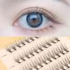 Pestañas Postizas de Grupo de Chicas Coreanas de Gran Capacidad Perezosas 10D Agrupación Individual Cabello Simulado Natural Grueso Injertado Curvadas para Bebé 10P