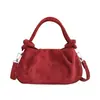 Exquisito bolso retro de gamuza de nicho para mujer, nuevo modelo 2026, bolso cruzado casual versátil, bolso de mano pequeño súper popular