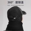 Chapéu Masculino de Inverno Quente Lã Boné de Baseball Outono e Inverno Pai de Meia-Idade e Idoso Proteção para Orelhas Boné de Aba