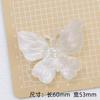 Borboleta de fantasia desenho animado acessórios de cola de creme fivela de sapato criativa material acessórios de resina joias DIY grampo de cabelo