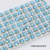 Rhinestones Octagonales Corte Rosa Dongzhou de 8 mm, Rhinestones Brillantes K9 con Base Puntiaguda, Nuevas Decoraciones para Uñas, Rhinestones para Accesorios de Aretes DIY