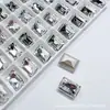 K9 Productos de alta calidad 10 * 14 mm caramelo de roca rectangular ángulo recto arte de uñas moca Diamante DIY joyería para uñas hecha a mano accesorios para uñas Diamante