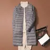 Chaqueta de plumas ligera transfronteriza para mujer, talla grande, de longitud media, nuevo estilo de moda de invierno 2026, cuello redondo, abrigo con forro interior cálido, moderno