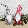 Decoración Navideña Duende del Bosque Papá Noel Estilo Europeo y Americano Muñeco sin Rostro Adornos Navideños al por Mayor