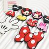 Par Guantes de Ratón Lazo Accesorios DIY Parche Adhesivo Suave de PVC Agujero Zapatos iPad Funda para Teléfono Material de Decoración
