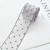 25/38MM Versión coreana de cinta de flocado de hilo de onda material para lazo hecho a mano accesorios DIY accesorios para el cabello