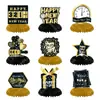 Nuevo banner decorativo de Año Nuevo color champán de Amazon y artículos de decoración para fiestas