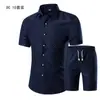 Traje de Dos Piezas de Camisa Colección Comercio Exterior Talla Grande Camisa de Manga Corta Camisa Estampada Verano para Hombre Nuevo AliExpress