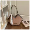 Bolsa de Ombro Casual Transfronteiriça para Mulheres 2026 Novo Modelo Grande Capacidade Bolsa de Ombro Retro Versátil Bolsa Tote de Axila