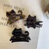 Bonito pasador de garra de gato de dibujos animados para recogidos, pasador de pelo de alta gama, pinza de tiburón estilo Maillard, accesorio para el pelo