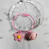Pingente de mochila criativo flor Hyuna corda de arame chaveiro personalidade corrente de carro chaveiro joias fofas femininas atacado