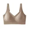 Sutiã push-up sem costura plus size para comércio exterior transfronteiriço, sem aro, com suporte lateral e fecho frontal para mulheres