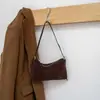 Bolso de Mujer 2025 Otoño e Invierno Estampado de Leopardo Bolso de Hombro Suede Bolso Cruzado Bolso de Hombro Versátil Lujo Ligero Diseño de Nicho