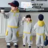 Conjunto Casual de Primavera para Niños Sudadera Elegante Infantil Dos Piezas 2026 Nuevo Estilo Ropa de Calle Estilo Primavera para Niños Pequeños