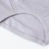 Pantaletas de Algodón Puro de Cintura Alta Antibacterianas Transpirables Talla Grande 100% Algodón para Mujeres de Mediana Edad y Mayores 40 Piezas