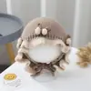 Chapéu de Desenho Animado para Bebê Versátil Outono e Inverno Chapéu de Tricô Fofo Chapéu de Lã Tricotado Unissex para Bebê Chapéu Quente com Proteção para Orelhas Super Fofo