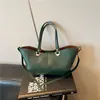 Bolso de Mujer de Nuevo Estilo para Comercio Exterior Transfronterizo, Gran Capacidad, Bolso Tote de Moda Retro, Bolso de Hombro Sencillo y Versátil para el Día a Día