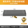 Drenaje de piso de acero inoxidable transfronterizo desagüe de alcantarilla de cocina desodorante proyecto de drenaje de piso baño baño núcleo de cobre drenaje de piso gris
