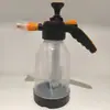 Botella Atomizadora de Espuma con Presión de Aire Transparente Engrosada de 2L para Lavado de Autos y Jardinería, Atomizador de Doble Propósito para Limpieza y Desinfección del Hogar, Regadera