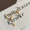Aretes de Perlas Naturales, Exquisitos Minimalistas de Nicho para Mujer, Lujo Ligero de Alta Gama, Aretes S925, Accesorios para Orejas de Venta Caliente 2026