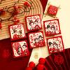 Bolsa envelope vermelho de casamento especial casamento casamento casamento novo jogo mini de bloquear porta Xi Bao Li é um tamanho pequeno de 100 yuans atacado