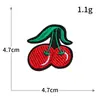 Patch de Tecido Bordado Autoadesivo de Computador Melancia Abacaxi Fruta Desenho Animado Patch Bordado para Roupas Patch DIY Patch Sem Costura