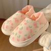 Tira delgada primavera y verano zapatos delgados de mes abril y mayo amor creativo interior antideslizante mujeres embarazadas zapatillas de algodón ins