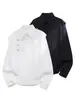 Camisa Polo de Manga Corta para Hombre Verano 2025 Seda de Hielo Secado Rápido Cuello Camisero Camiseta Deportiva 11224203280 Blanco Negro