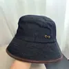Sombrero de Pescador de Mezclilla Patchwork de Alta Calidad para Mujer 2026 Nuevo Estilo Otoño Japonés Literario Retro Para Adelgazar la Cara Sombrero Cubeta al por Mayor