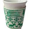 Conjunto de xícaras de cerâmica de lã tricotada Conjunto de xícaras de café de lã Conjunto de Natal de lã conjunto de xícaras de lã conjunto de bule de lã tricotada