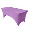Toalha de mesa retangular elástica de poliéster para comércio exterior transfronteiriço Capa de mesa de coquetel Capa de mesa elástica para festa ao ar livre para casamento