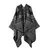 Xale Etnia Yunnan Estilo Outono/Inverno Xizang Yunnan Imitação Caxemira Manto Capa Jacquard Xale para Aquecimento