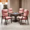 Silla de Mahjong, Silla Cómoda para Sala de Juegos para Estar Sentado Largo, Tela Técnica para Uso en Casa, Silla para Casa de Té con Respaldo, Taburete de Mahjong