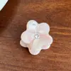 Estilo Coreano Nuevo Acetato Ladrillo Pequeño Flor Pequeña Pinza Linda Simple Pasador Pinza para Flequillo Pinza Tiburón Gama Alta
