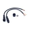 Enchufe impermeable macho y hembra, conector rápido para coche, LED exterior, resistente a la lluvia, conector de núcleo 234, cable de alimentación