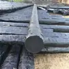 Suministros del Fabricante Comunicación Aceite Anticorrosión Postes de Madera, Postes de Madera Negros de Asfalto Frito, Líneas de Cables Ópticos Aéreos de Energía, Postes de Madera con Aceite