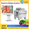 Embalador automático comercial de frutas e vegetais, máquina de laminação de vegetais e frutas, máquina de embrulhar, máquina de embalagem de filme para conservar carne fresca