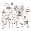 6 colores grandes, medianos y pequeños aleatorios 30g 50g 100G todo tipo de colgante de llave steampunk colgante joyería de aleación