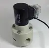 Válvula solenoide resistente a ácidos y álcalis fuertes válvula solenoide de polipropileno PP válvula solenoide para ácido nítrico ácido clorhídrico ácido sulfúrico concentrado