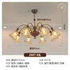 Lustre de Sala de Estar Estilo Vintage Francês Luxo Leve Corredor Luz Principal Cristal de Gelo Retrô Pétalas Quente Estudo Quarto Lâmpada J55