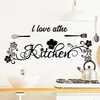 Xinuo PH_QTB680 Pegatinas Decorativas de Pared para Cocina Impermeables Autoadhesivas Removibles Pegatinas Decorativas Simples para Restaurante