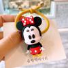 Estilo coreano super fofo desenho animado mickey cabelo corda ins estilo internet celebridade menina anéis de cabelo elástico feminino gravata chapéu corda