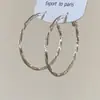 Moda Europea y Americana Elegantes, Simples, Lujo Accesible, Gama Alta, Pendientes de Círculo Geométrico Exagerados, Diseño de Nicho, Pendientes Versátiles