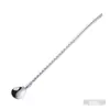 Cuchara con Paja de Acero Inoxidable 304 de Mango Largo Roscada, Cuchara Mezcladora de Mango Largo de Doble Propósito para Bar Todo en Uno, Cuchara con Paja para Vasos de Bebida con Hielo